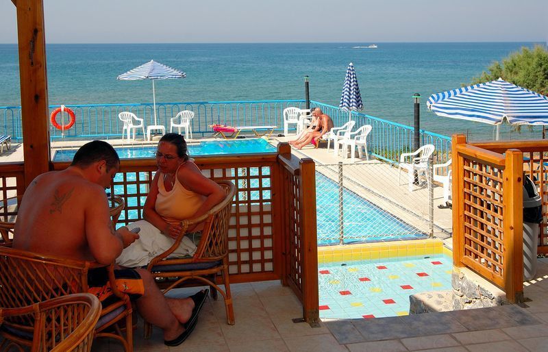 Danaos Beach Apartments Sfakaki Exterior photo